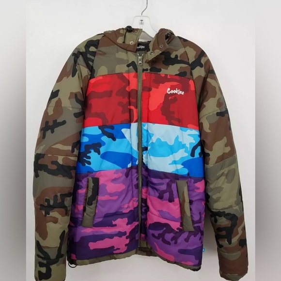 Cookies | Jackets & Coats | Cookies Sf Multicamo Puffer Jacket | Poshmark